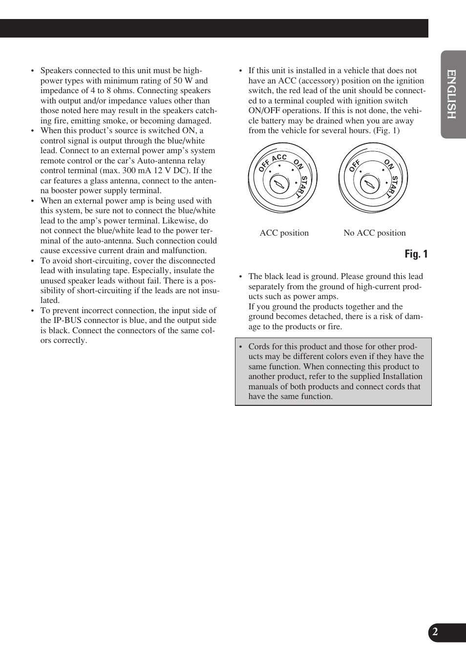 Fig. 1 | Pioneer DEH-P7400MP User Manual | Page 3 / 52
