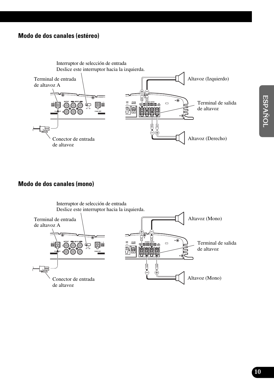Pioneer GM-X354 User Manual | Page 23 / 76