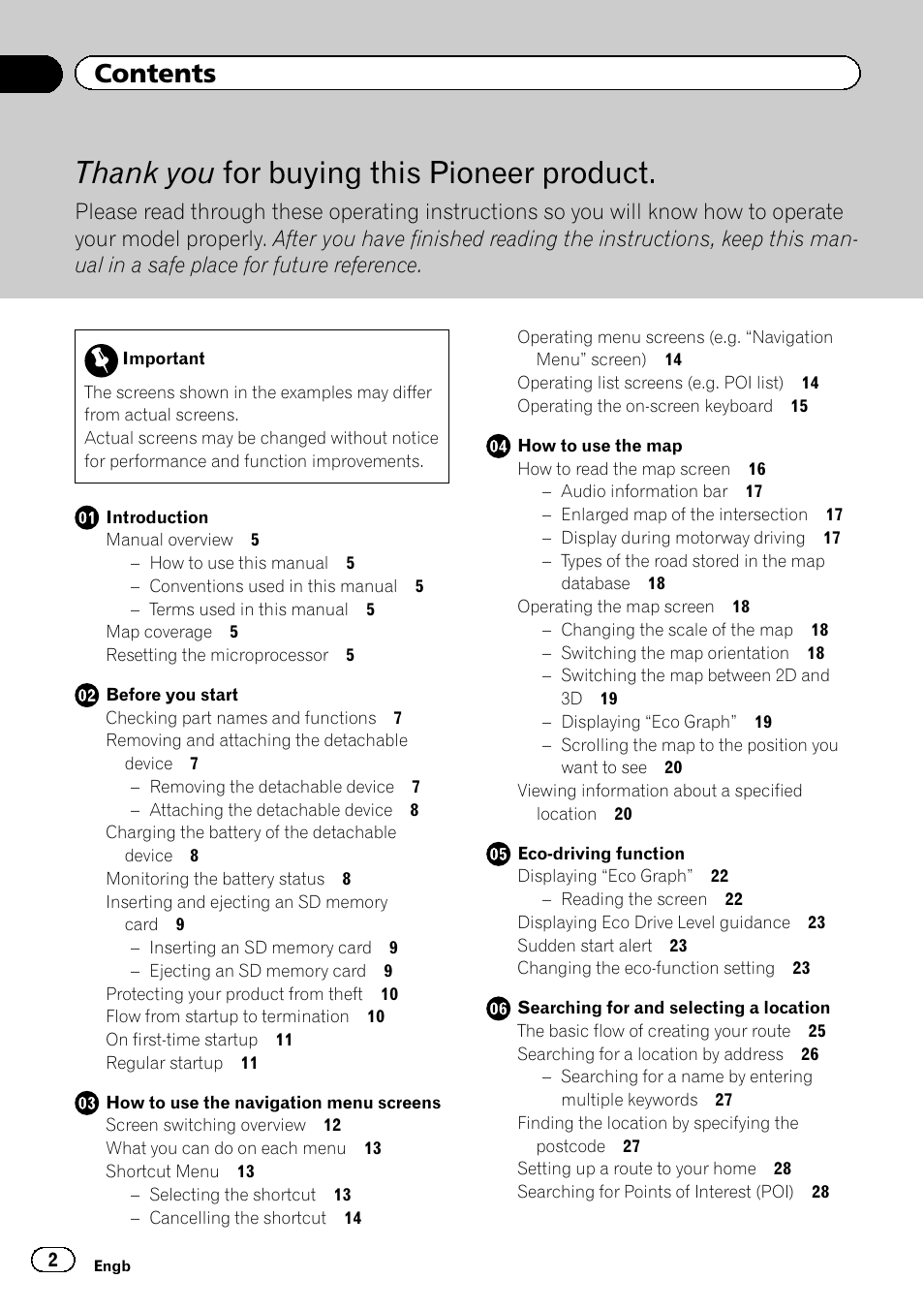 Pioneer AVIC-F220 User Manual | Page 2 / 76