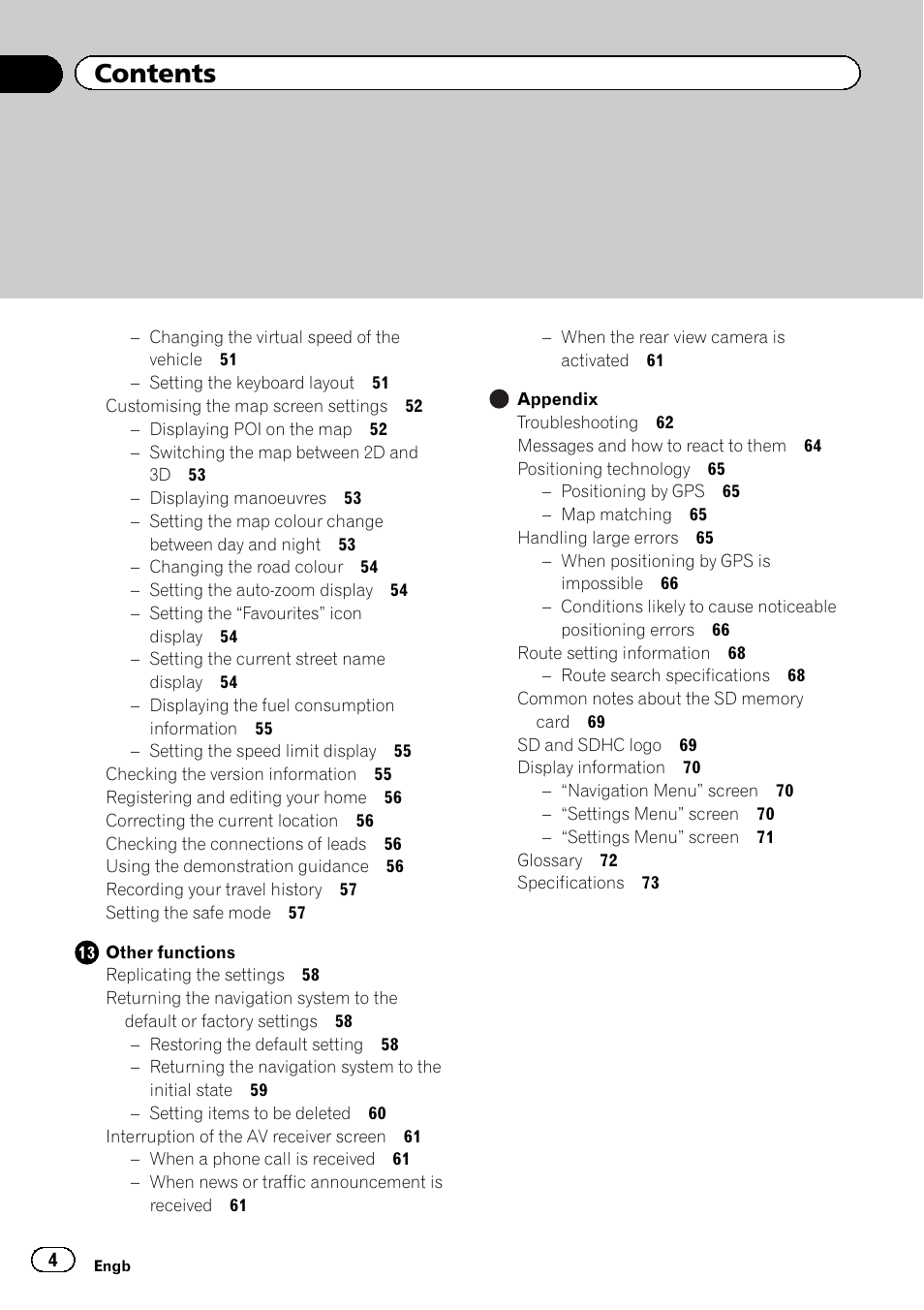 Pioneer AVIC-F220 User Manual | Page 4 / 76