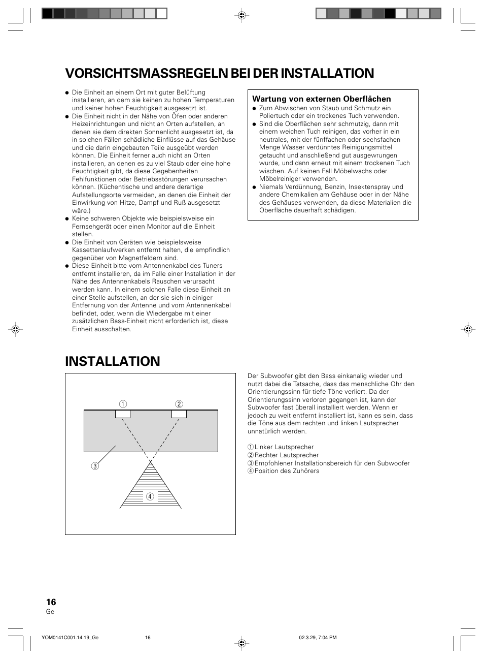 Pioneer S-W40S User Manual | Page 16 / 52
