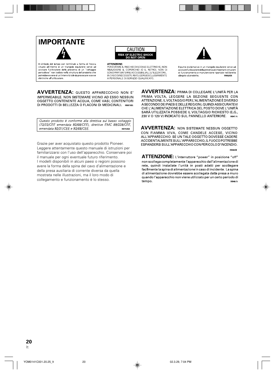 Pioneer S-W40S User Manual | Page 20 / 52