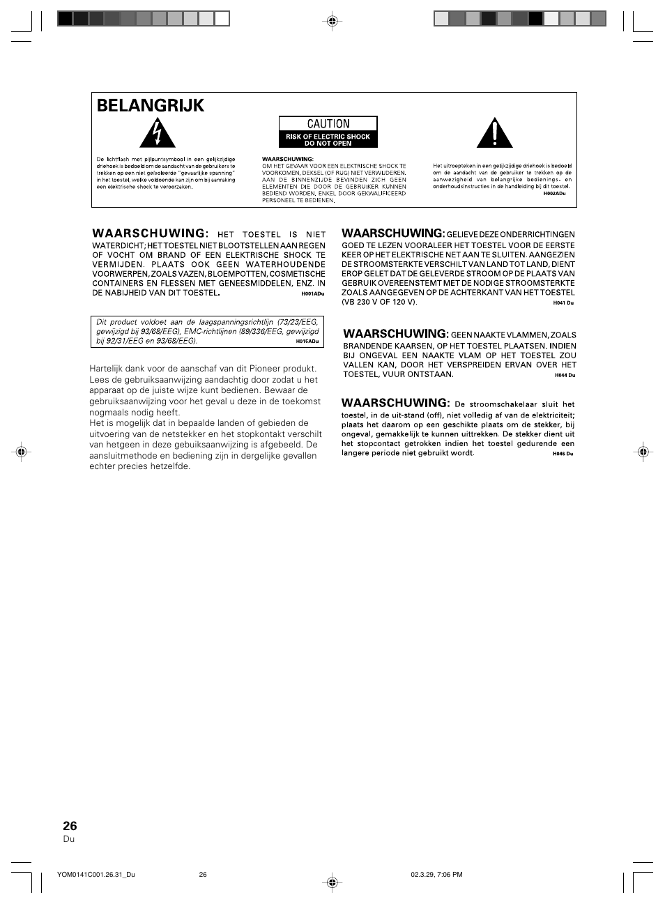 Pioneer S-W40S User Manual | Page 26 / 52