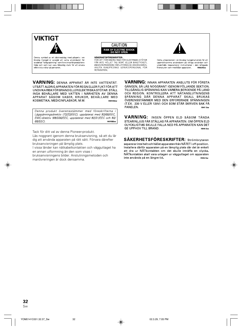 Pioneer S-W40S User Manual | Page 32 / 52