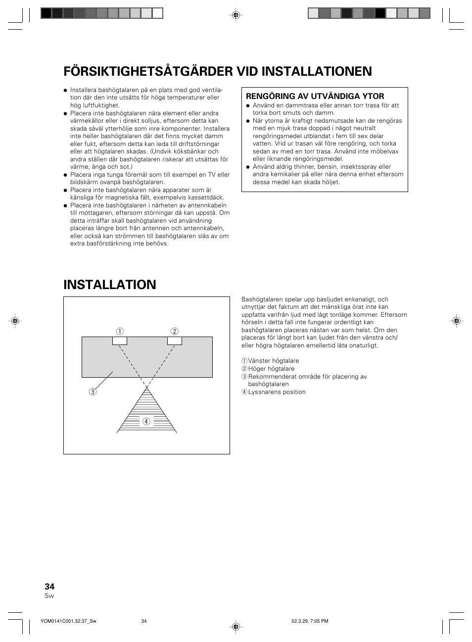 Pioneer S-W40S User Manual | Page 34 / 52