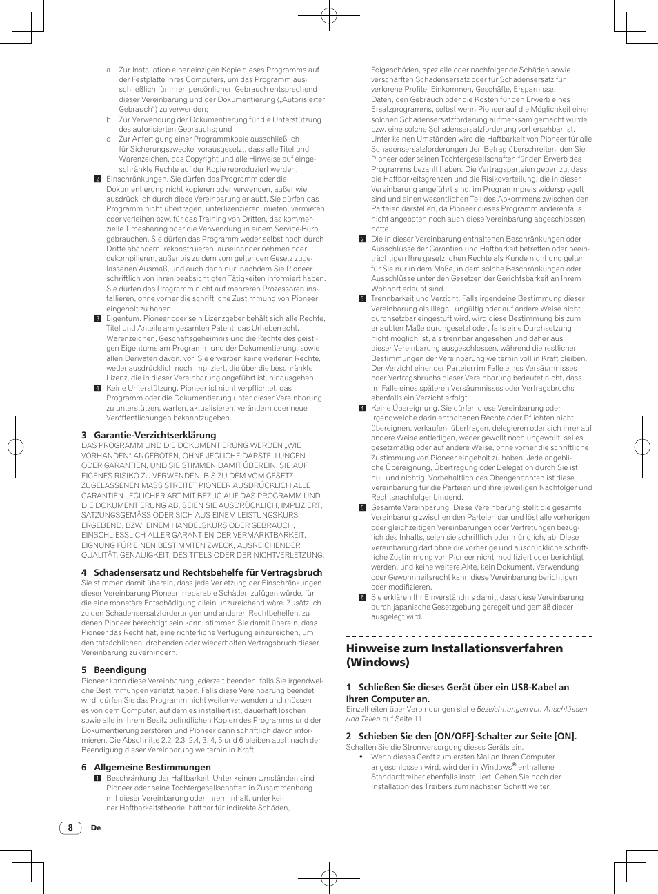 Hinweise zum installationsverfahren (windows) | Pioneer DDJ-S1 User Manual | Page 80 / 112