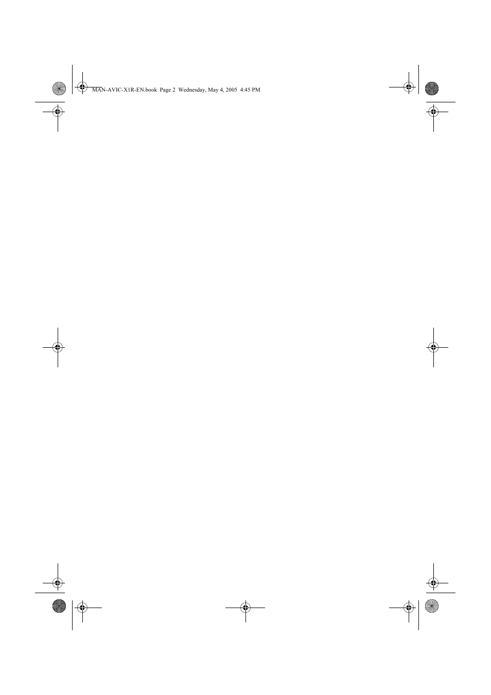 Pioneer AVIC-X1R User Manual | Page 2 / 30