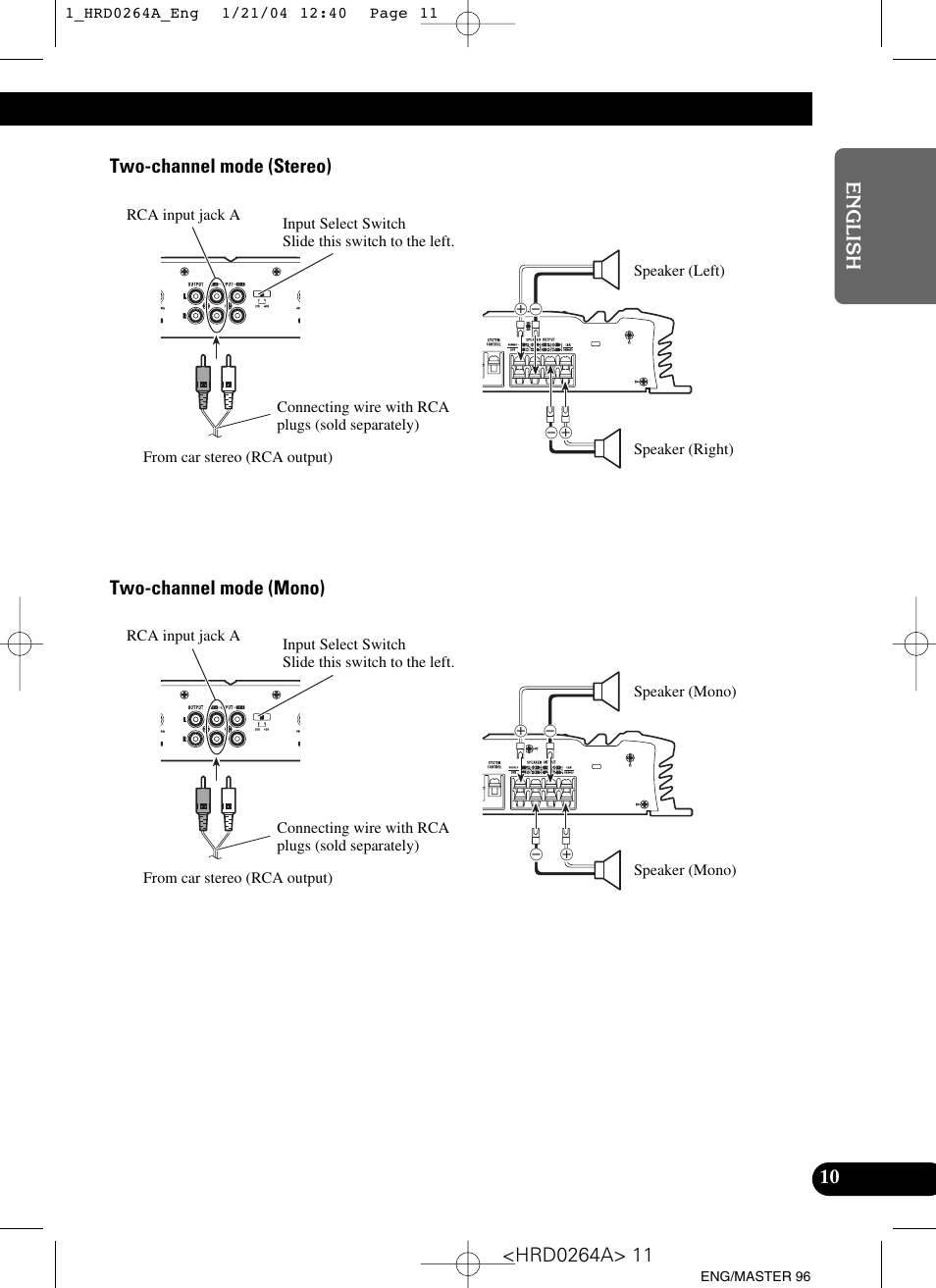 Pioneer GM-6000F User Manual | Page 11 / 74