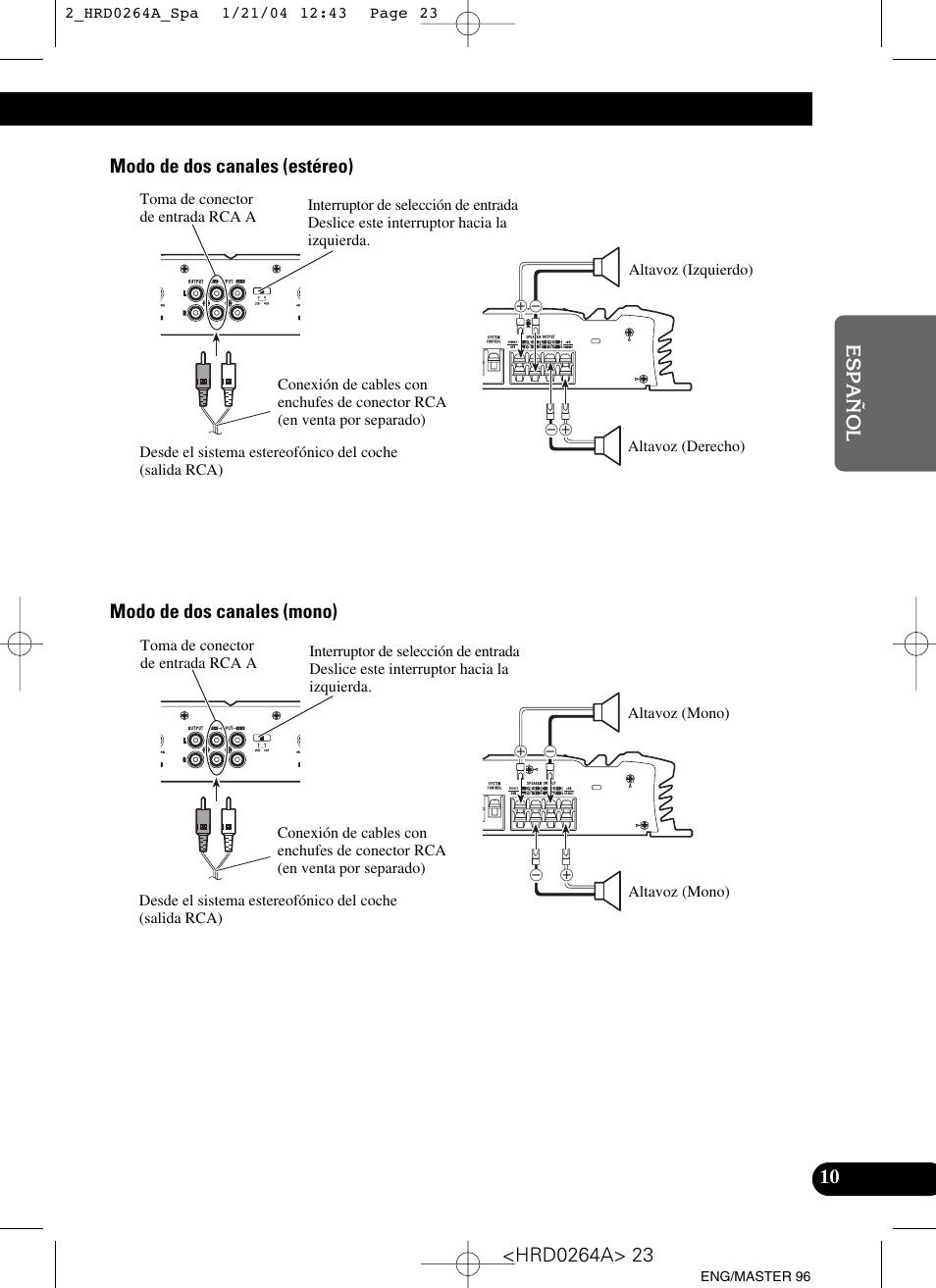Pioneer GM-6000F User Manual | Page 23 / 74