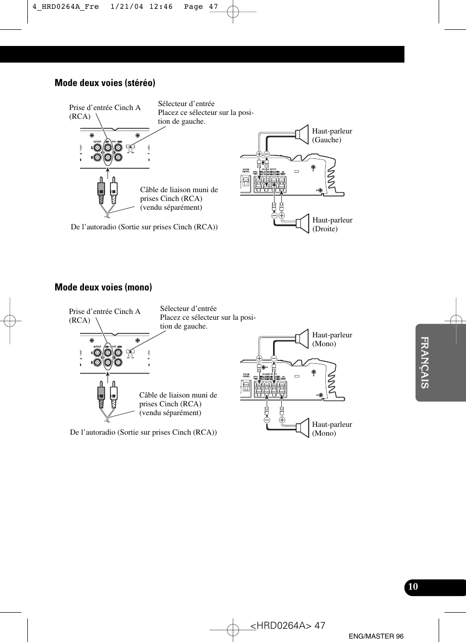 Pioneer GM-6000F User Manual | Page 47 / 74