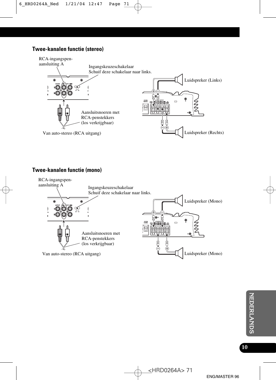 Pioneer GM-6000F User Manual | Page 71 / 74