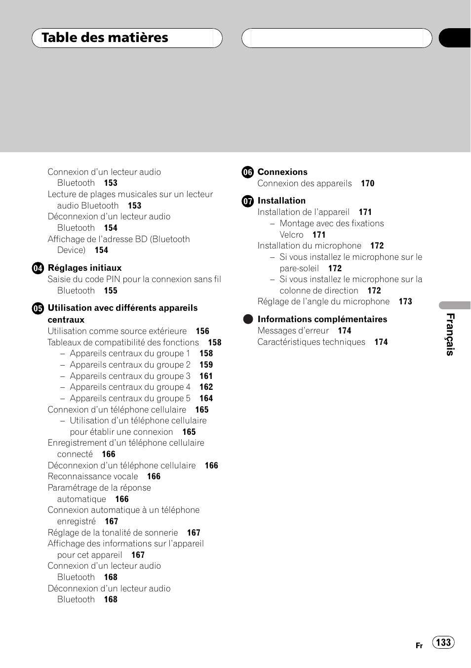 Pioneer CD-BTB100 User Manual | Page 133 / 175