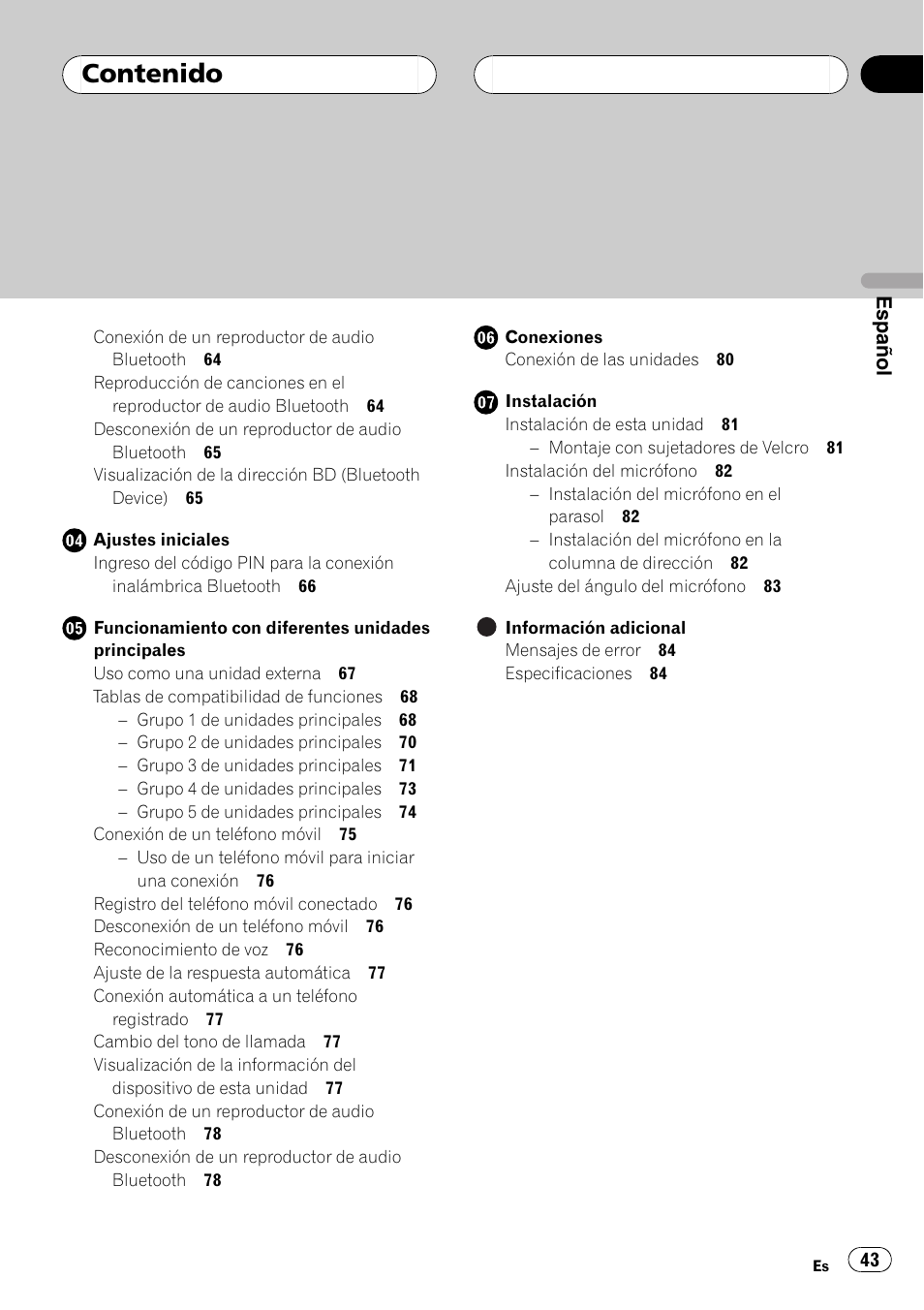 Pioneer CD-BTB100 User Manual | Page 43 / 175