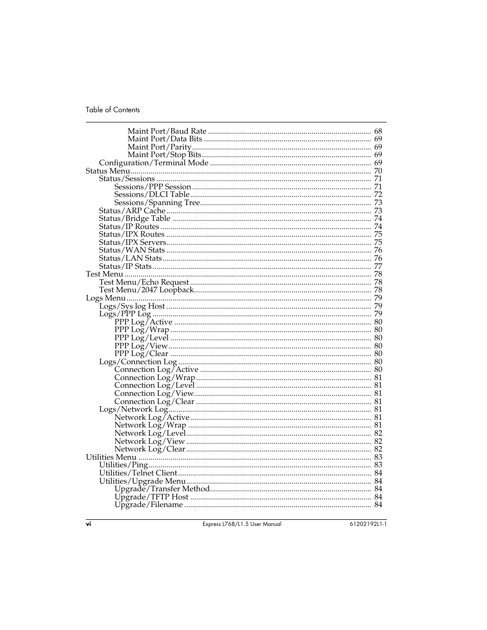 ADTRAN L768 User Manual | Page 10 / 145
