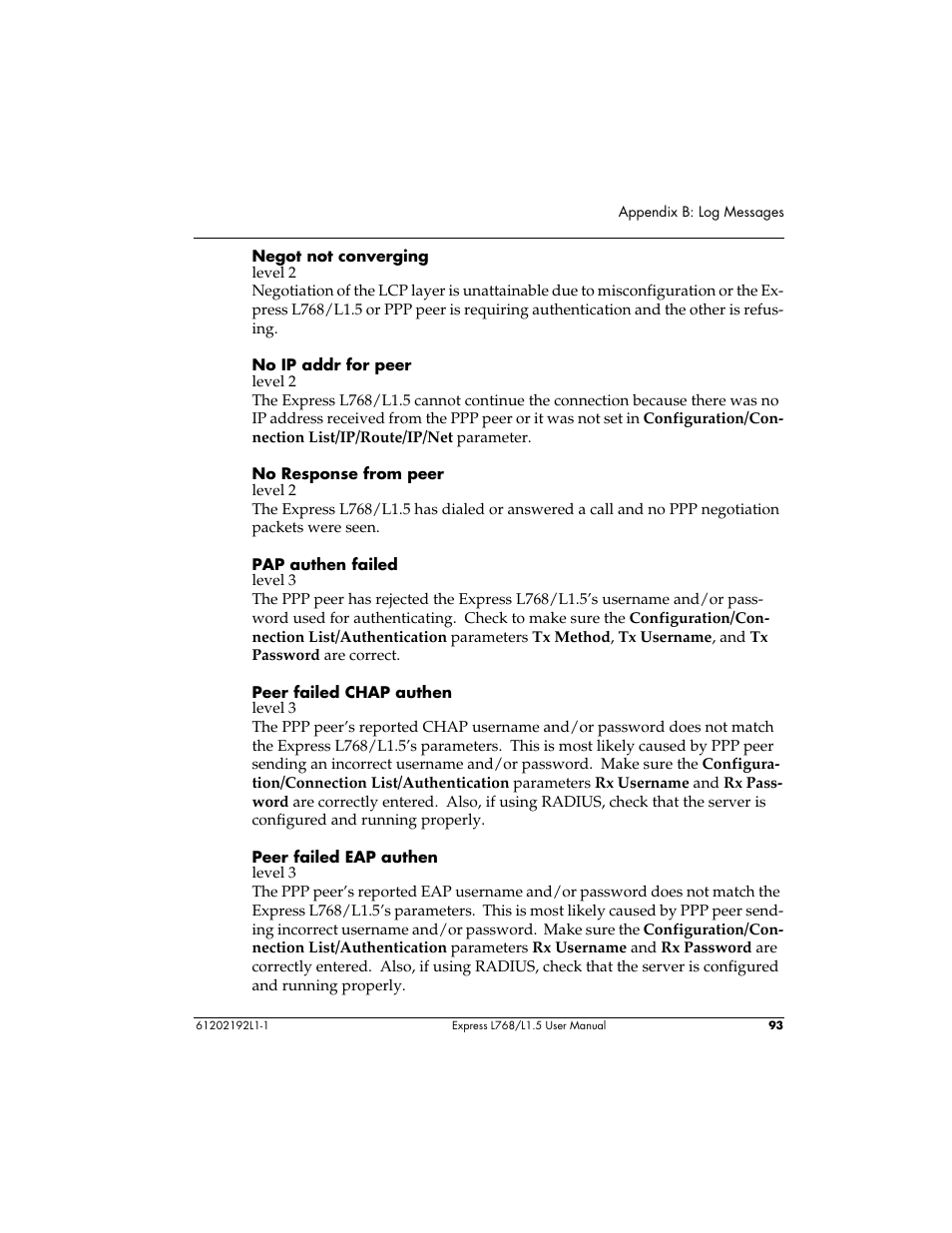 ADTRAN L768 User Manual | Page 109 / 145