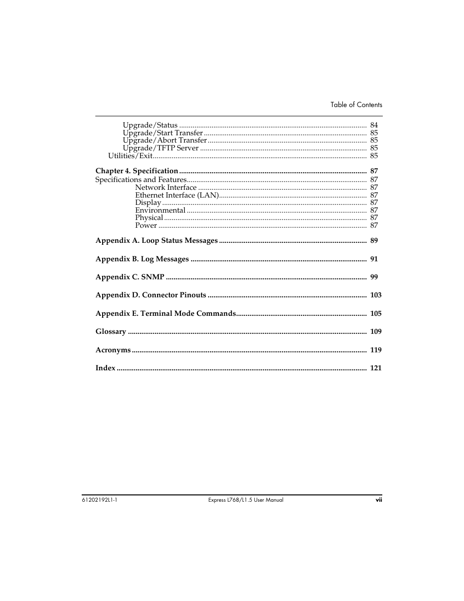 ADTRAN L768 User Manual | Page 11 / 145