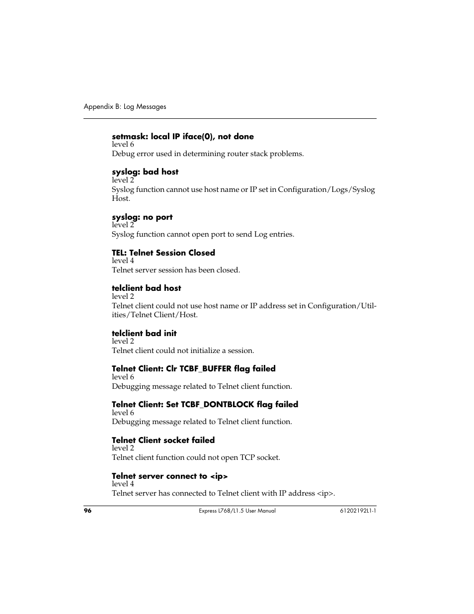 ADTRAN L768 User Manual | Page 112 / 145