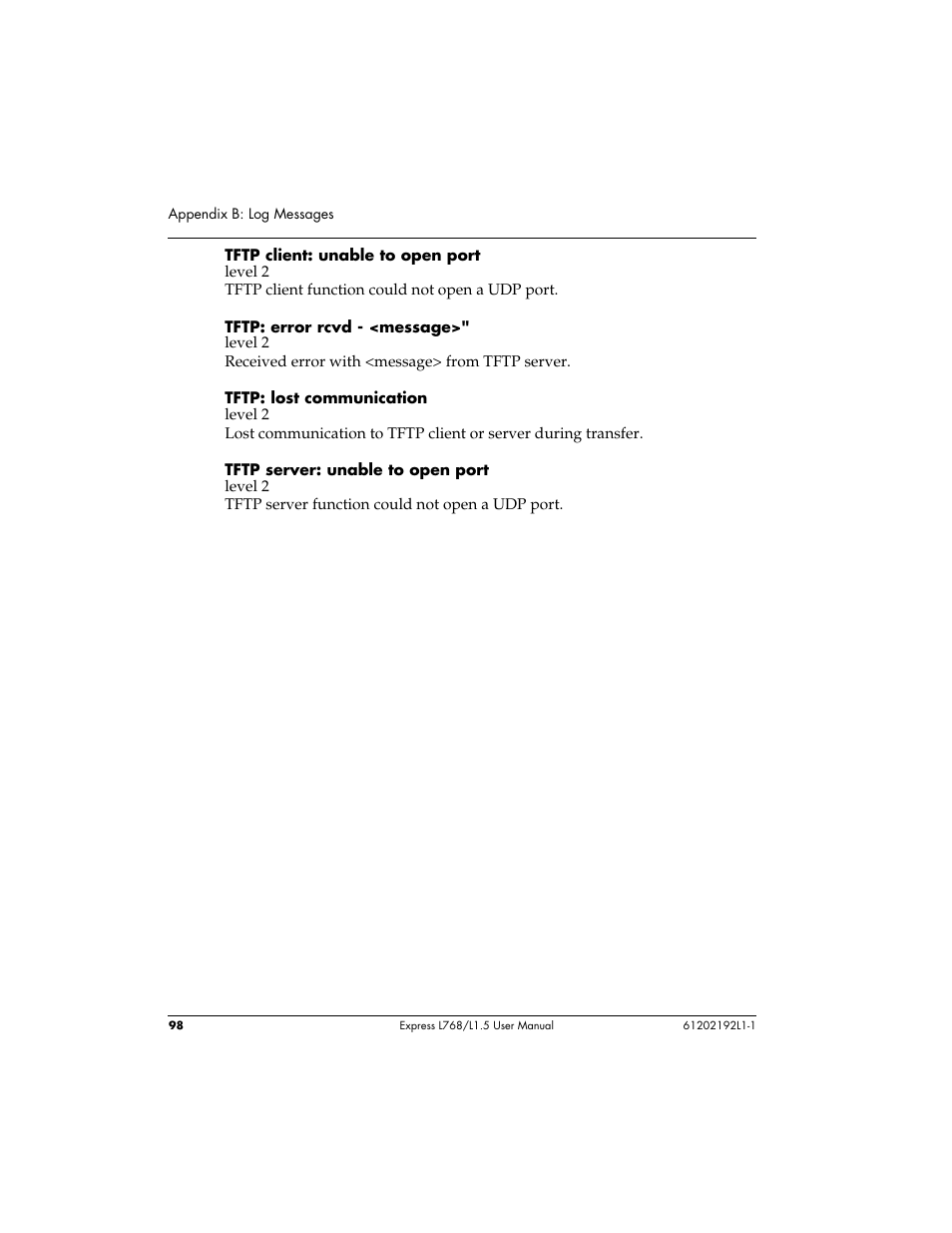 ADTRAN L768 User Manual | Page 114 / 145