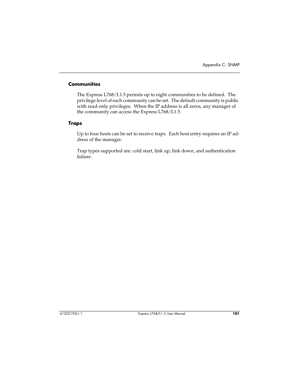 ADTRAN L768 User Manual | Page 117 / 145