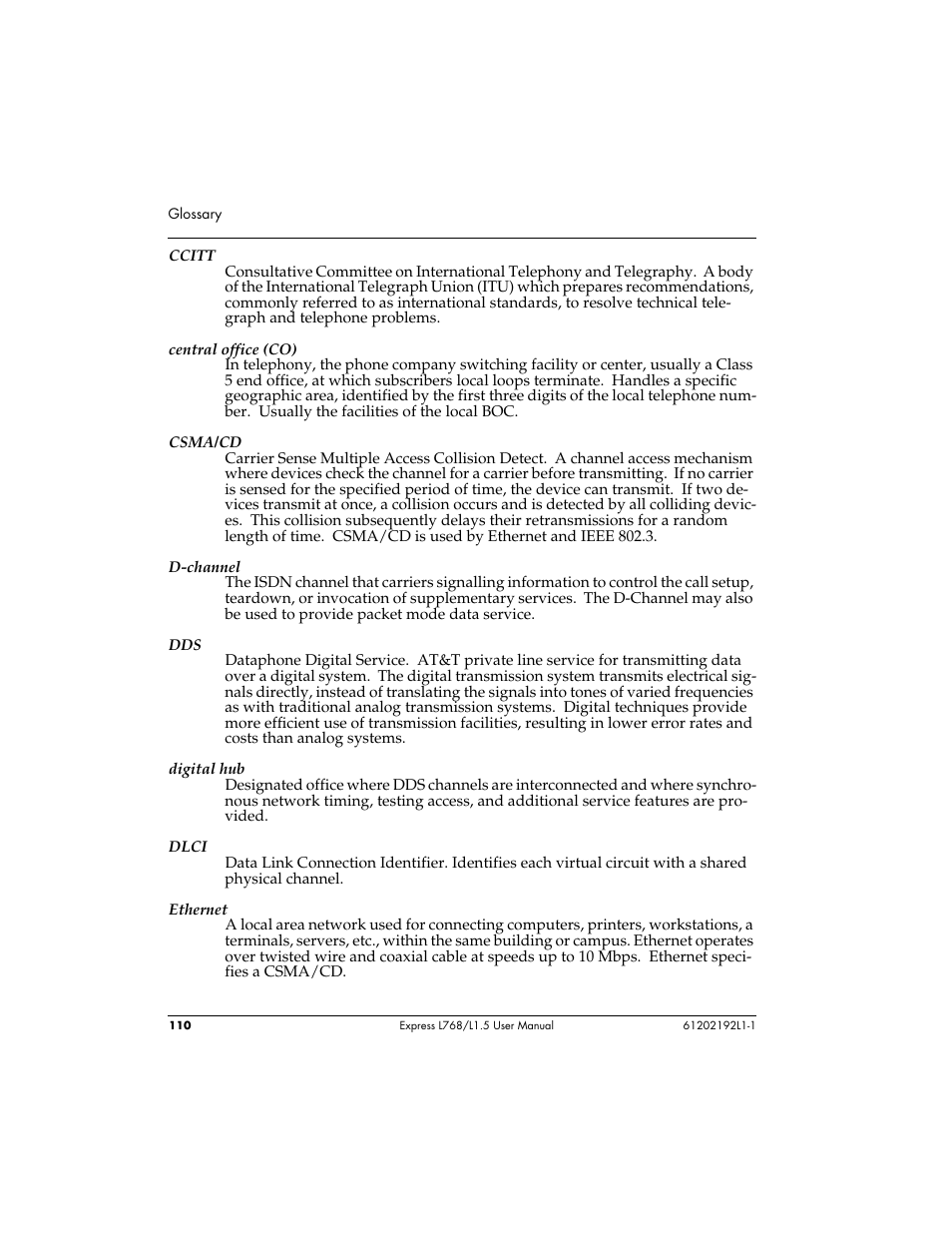 ADTRAN L768 User Manual | Page 126 / 145