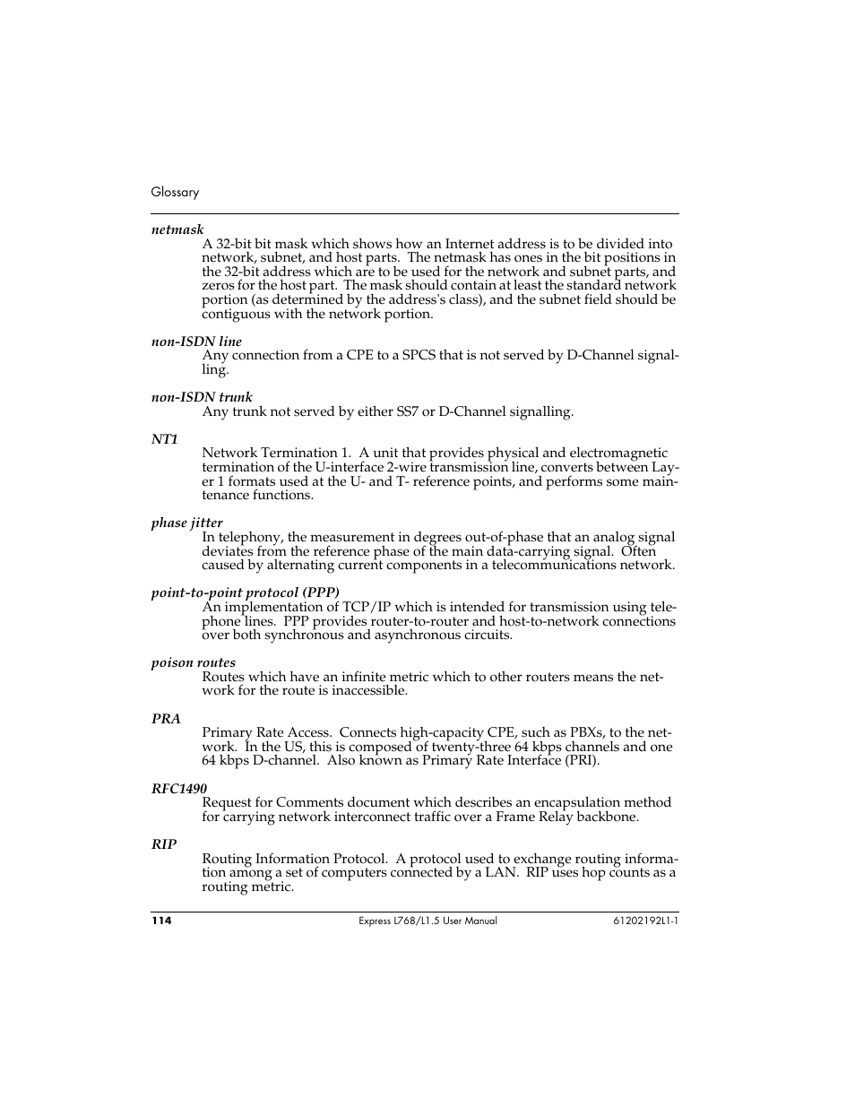 ADTRAN L768 User Manual | Page 130 / 145