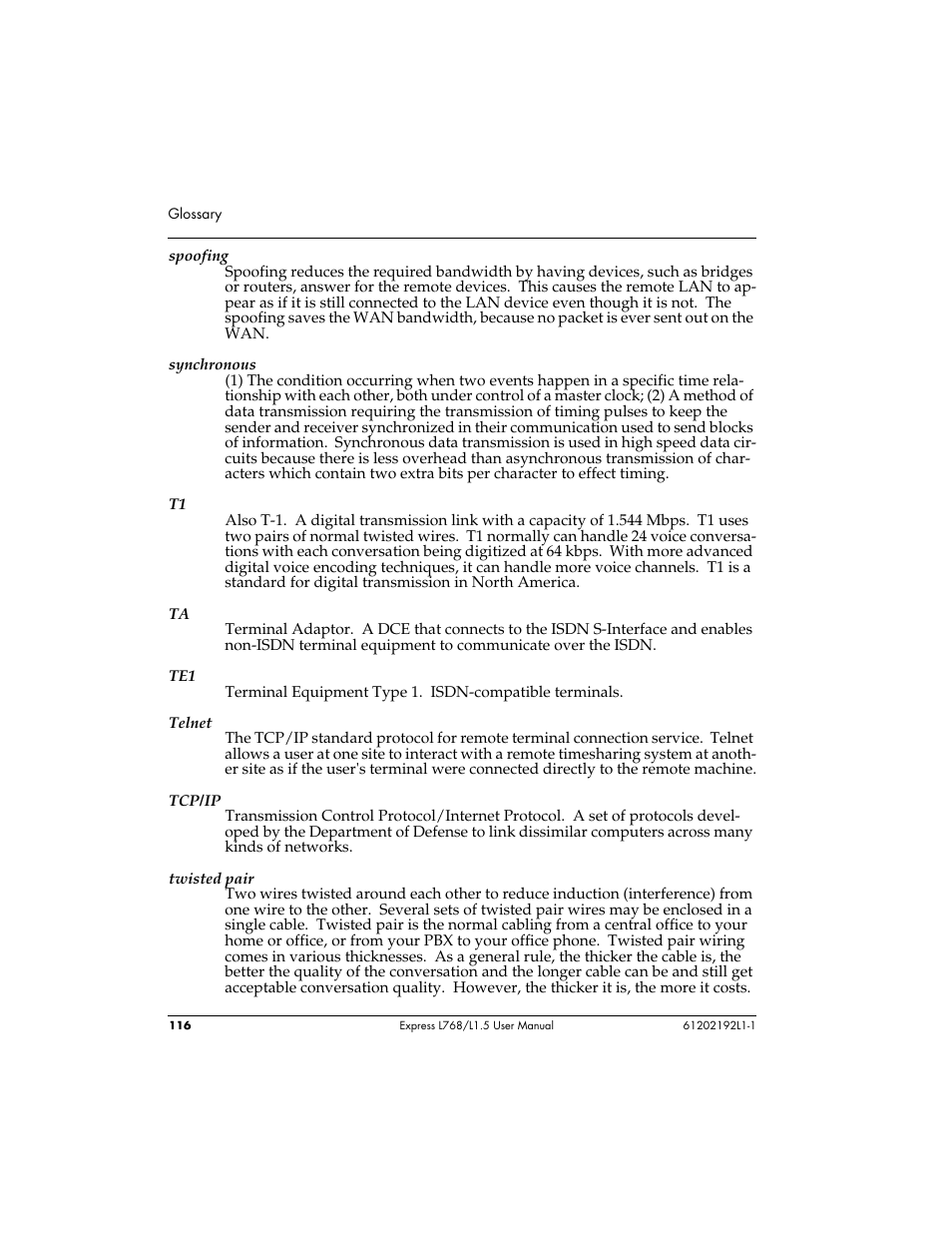 ADTRAN L768 User Manual | Page 132 / 145