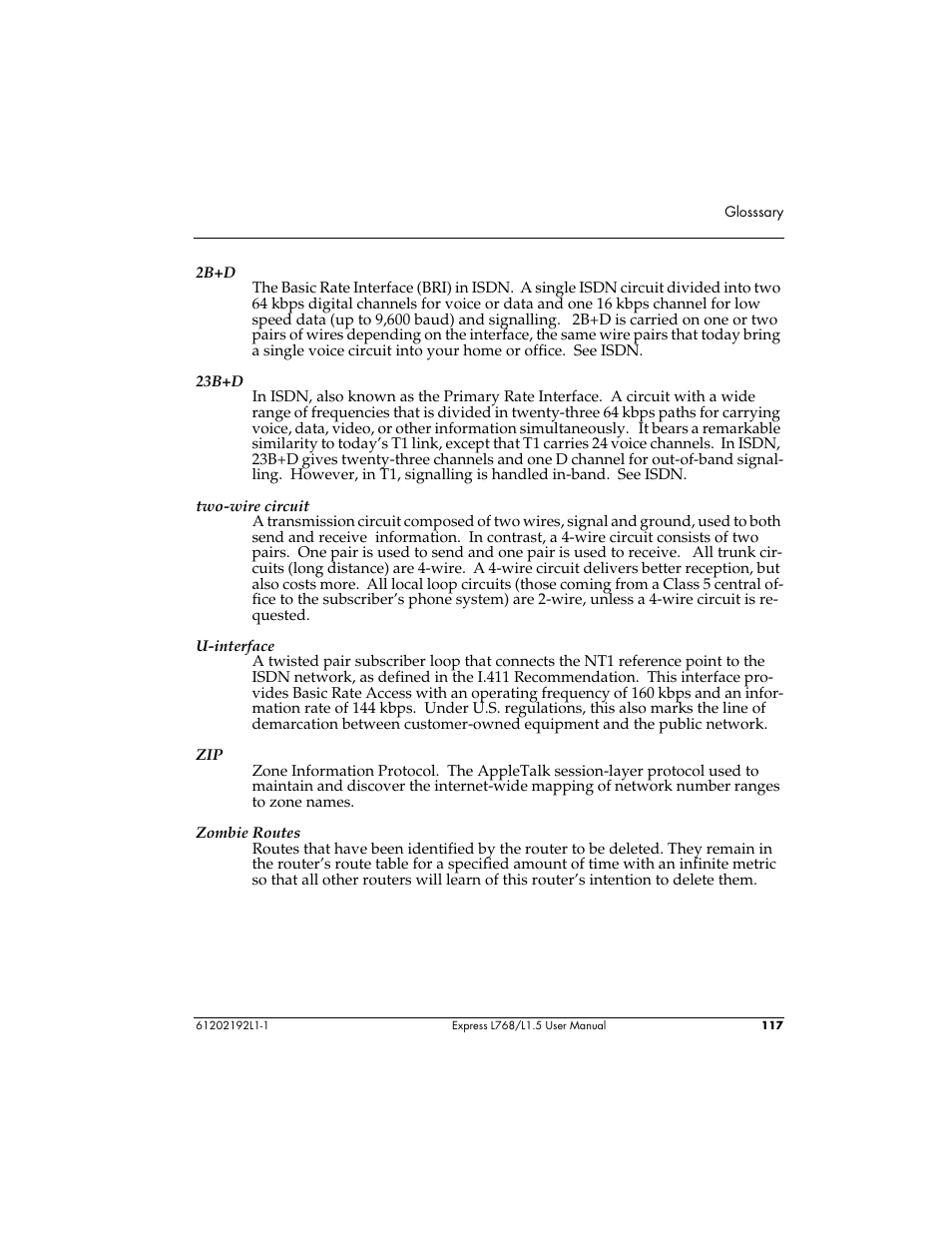 ADTRAN L768 User Manual | Page 133 / 145