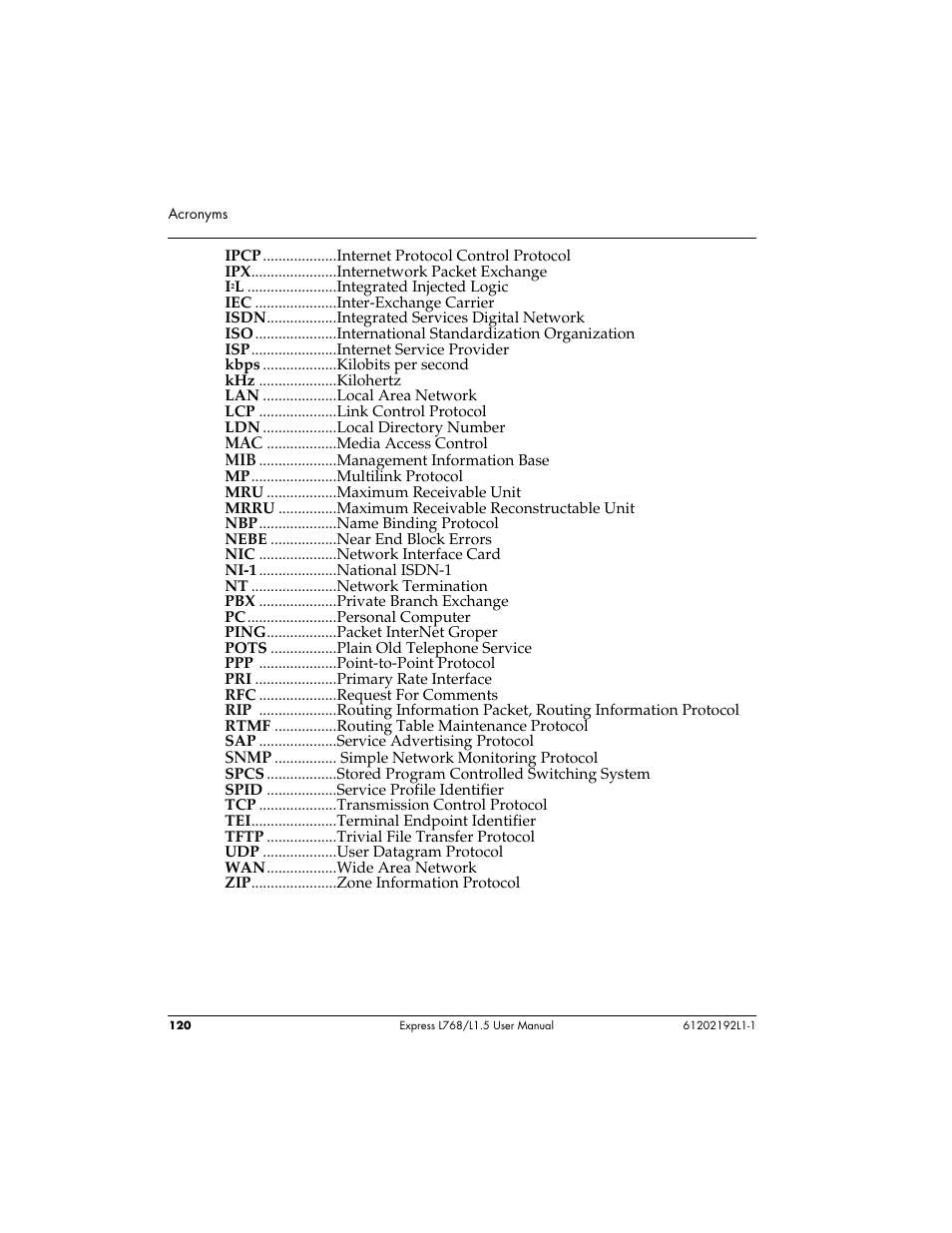 ADTRAN L768 User Manual | Page 136 / 145