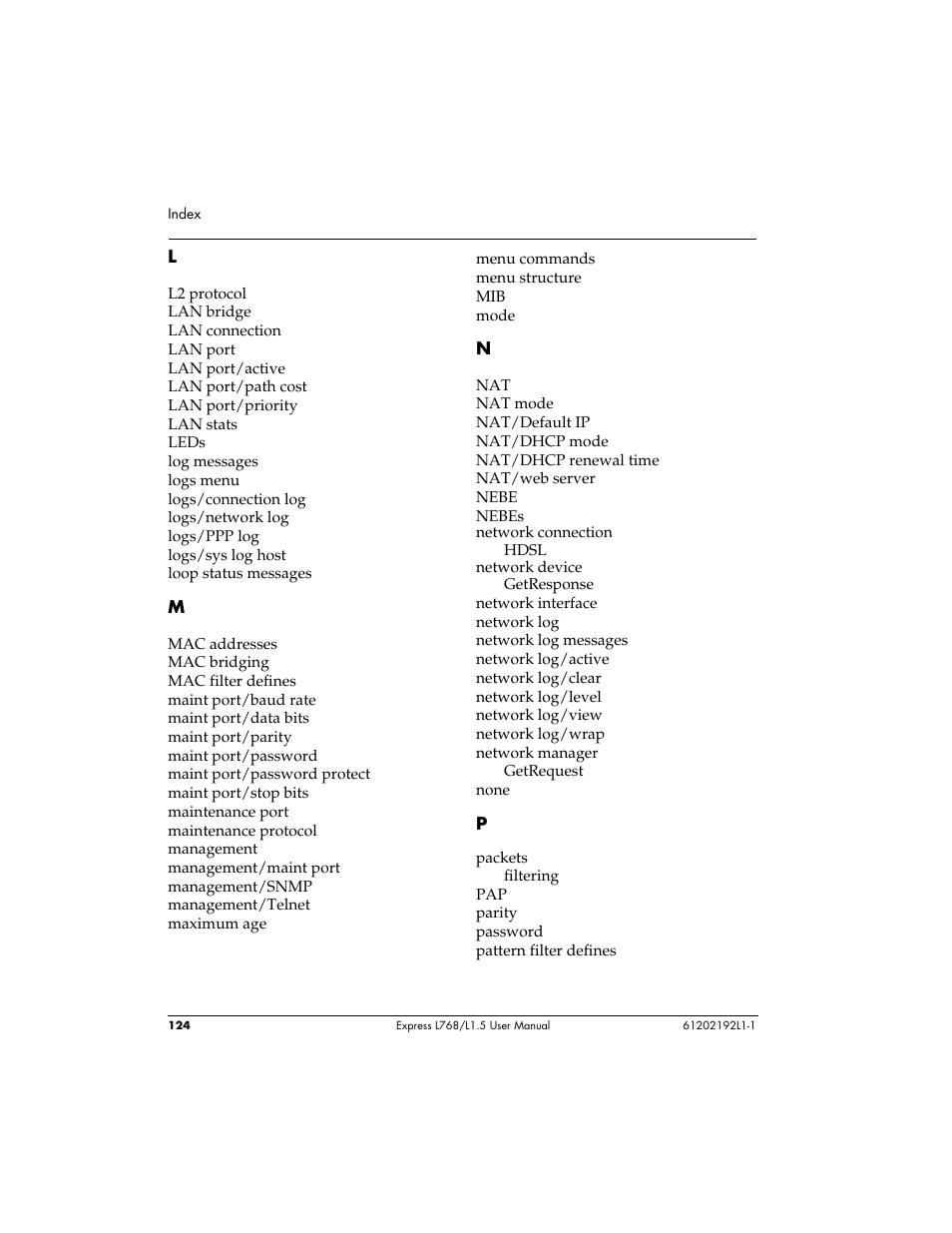 ADTRAN L768 User Manual | Page 140 / 145