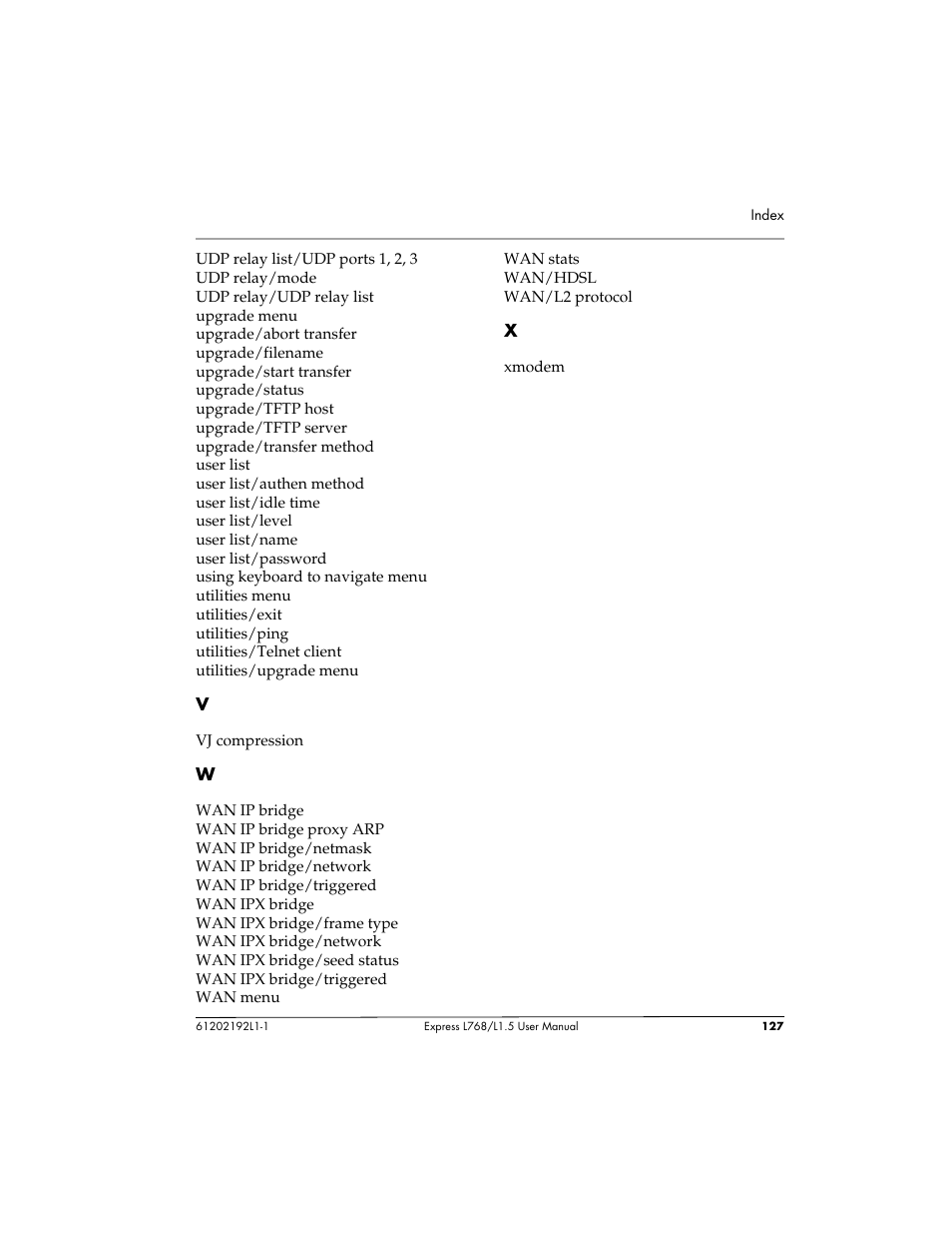 ADTRAN L768 User Manual | Page 143 / 145