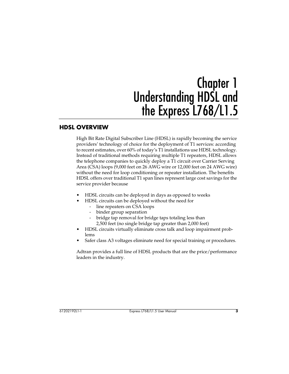 ADTRAN L768 User Manual | Page 19 / 145