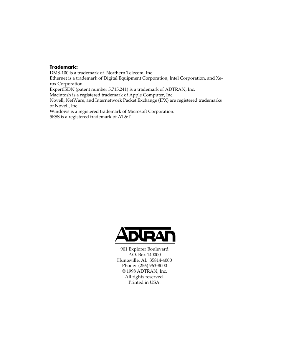 ADTRAN L768 User Manual | Page 2 / 145