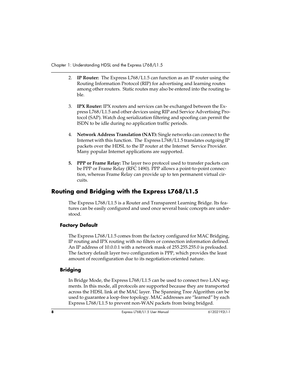 ADTRAN L768 User Manual | Page 24 / 145