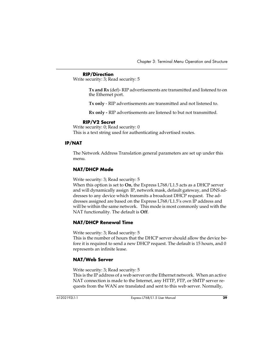 ADTRAN L768 User Manual | Page 45 / 145