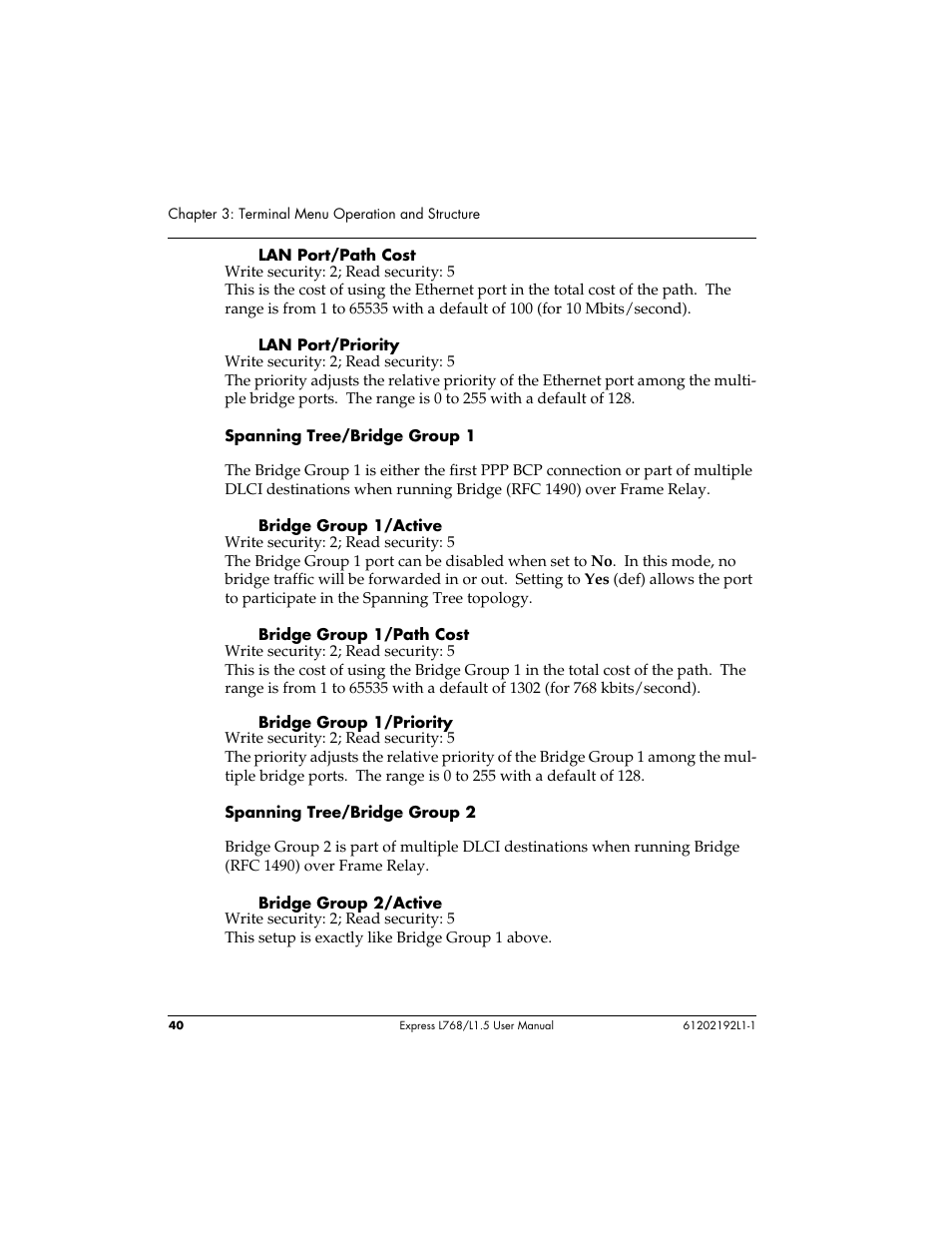 ADTRAN L768 User Manual | Page 56 / 145