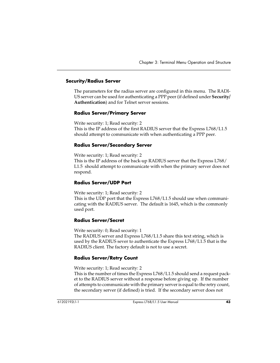 ADTRAN L768 User Manual | Page 59 / 145