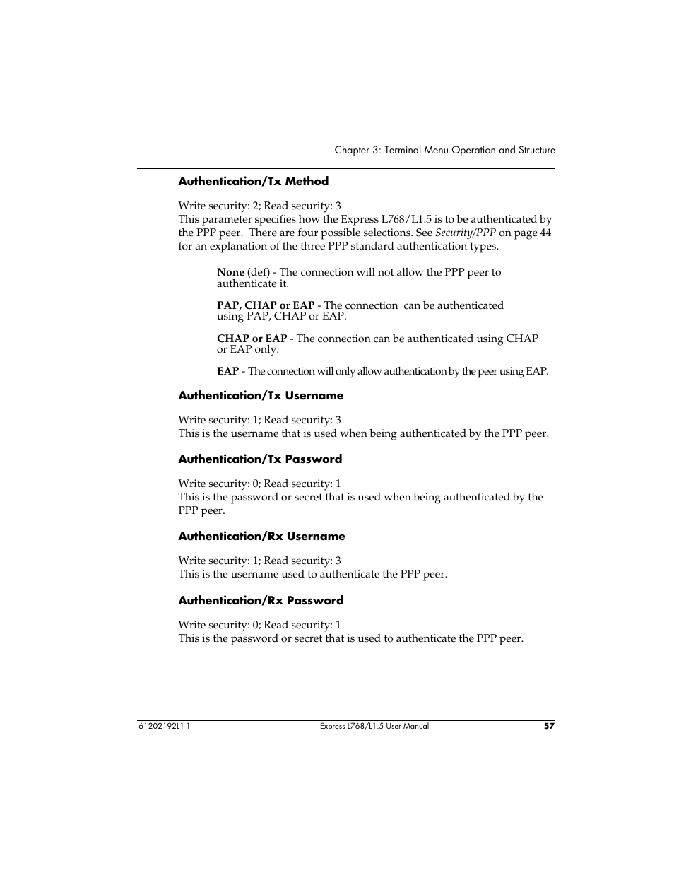 ADTRAN L768 User Manual | Page 73 / 145