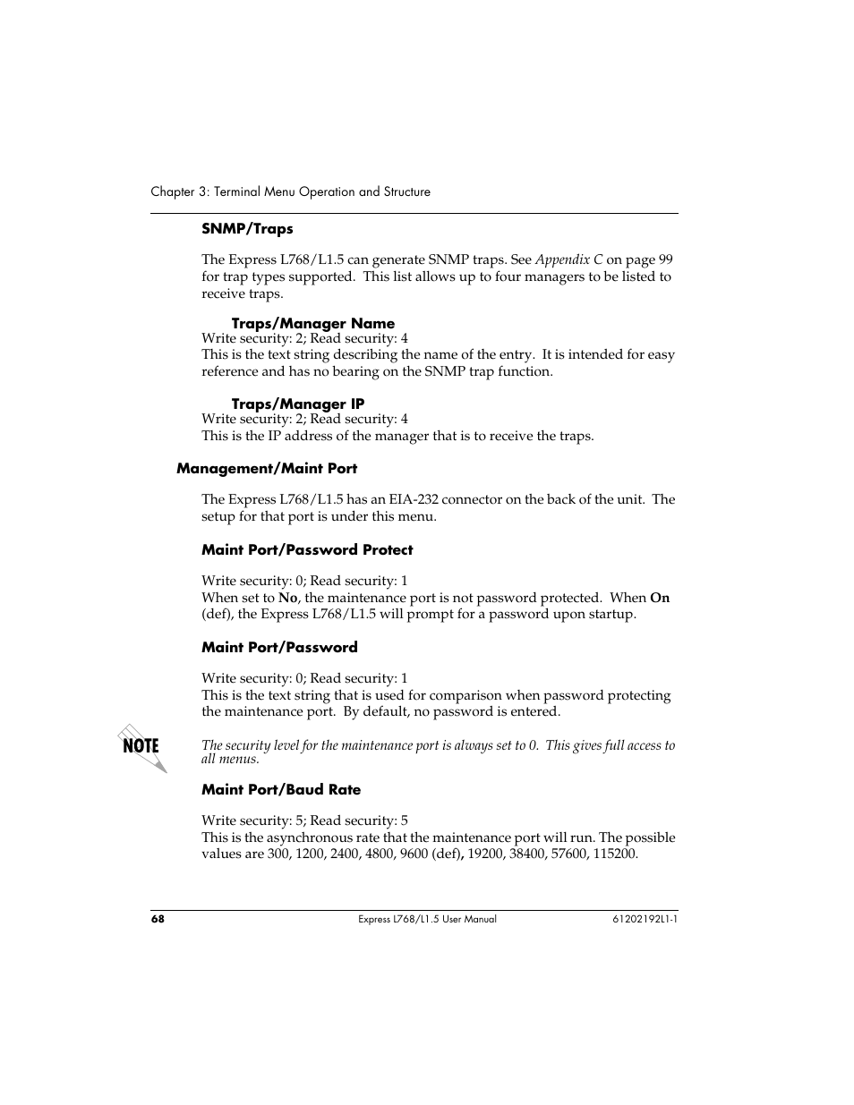 ADTRAN L768 User Manual | Page 84 / 145