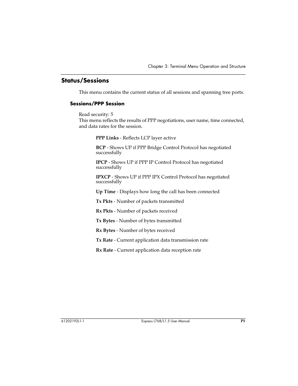 ADTRAN L768 User Manual | Page 87 / 145