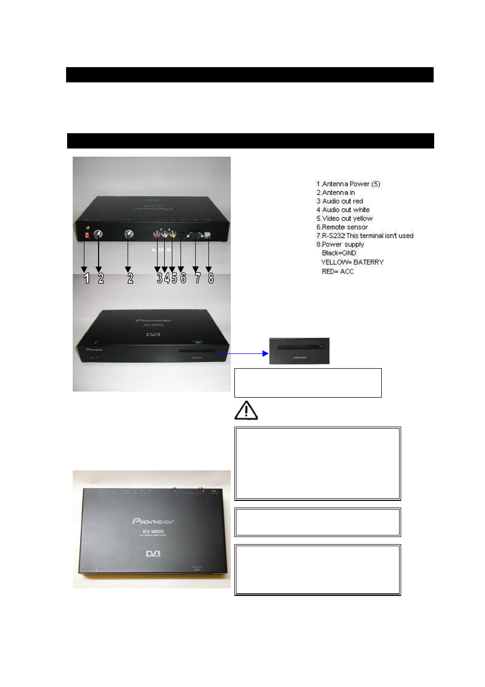 Pioneer GEX-500DVB User Manual | Page 11 / 46
