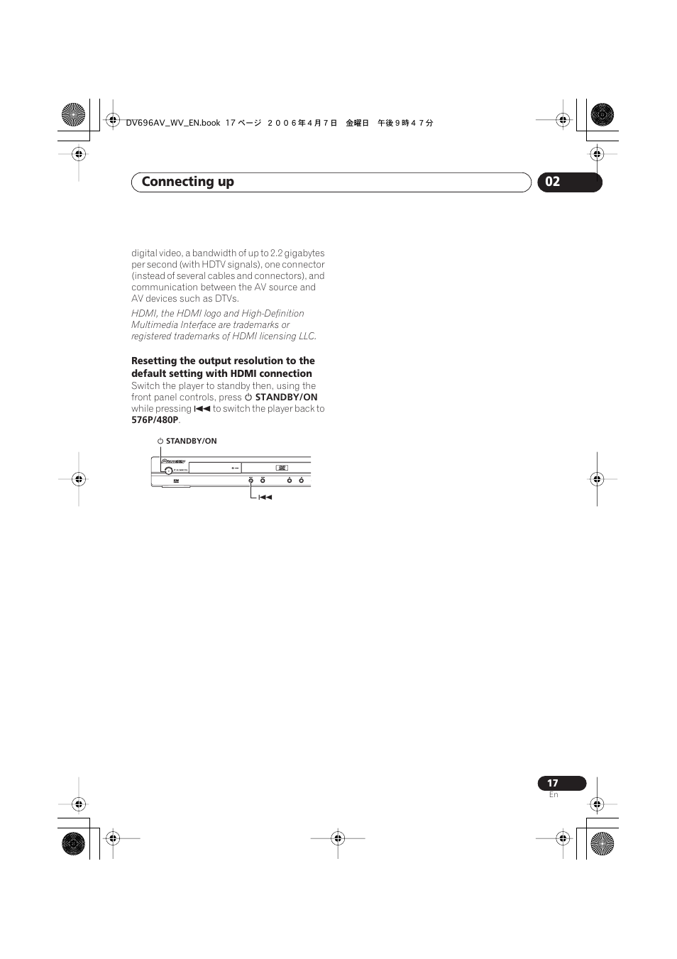 Connecting up 02 | Pioneer DV-696AV-S User Manual | Page 17 / 64