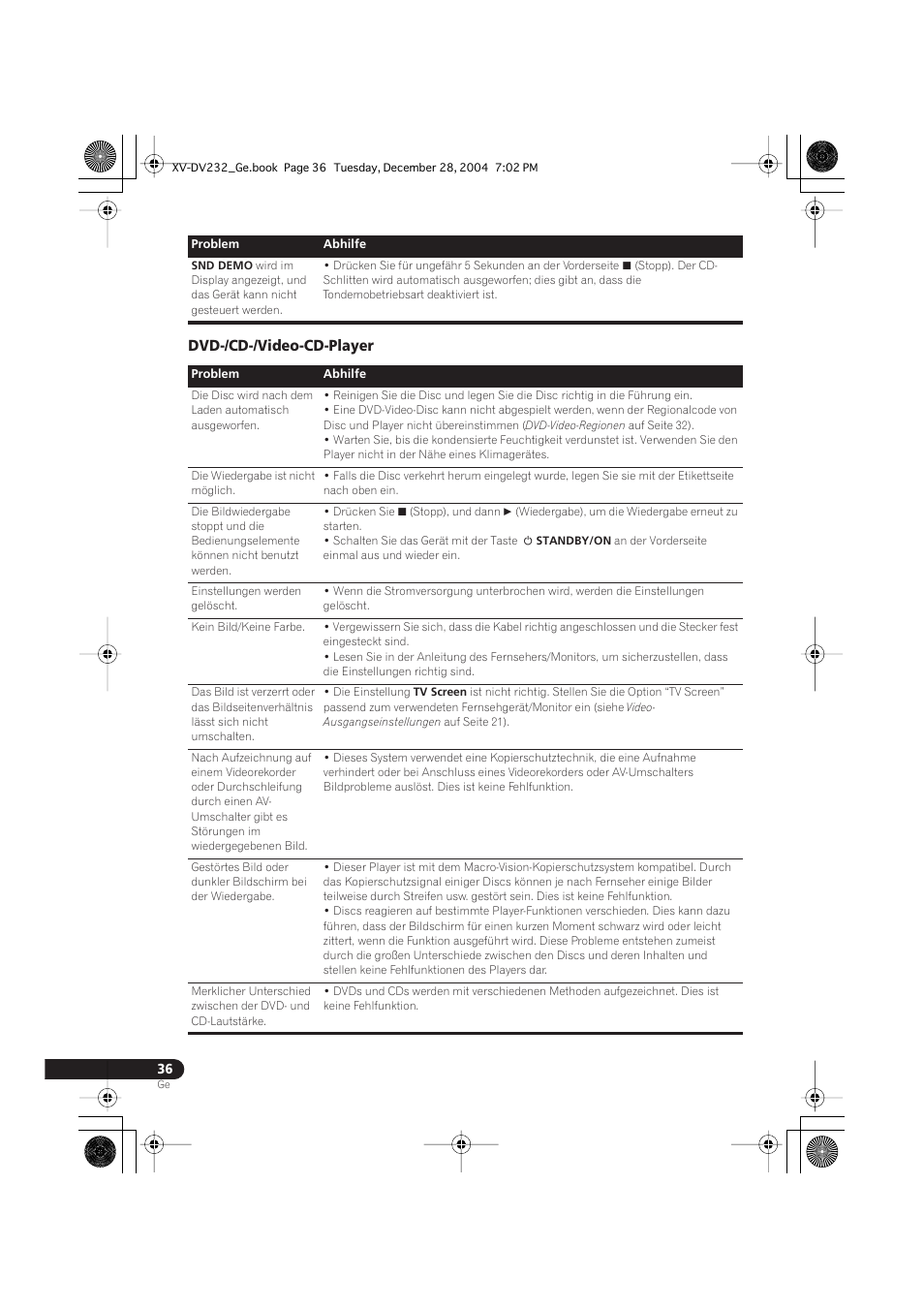 Dvd-/cd-/video-cd-player | Pioneer DCS-240 User Manual | Page 114 / 120
