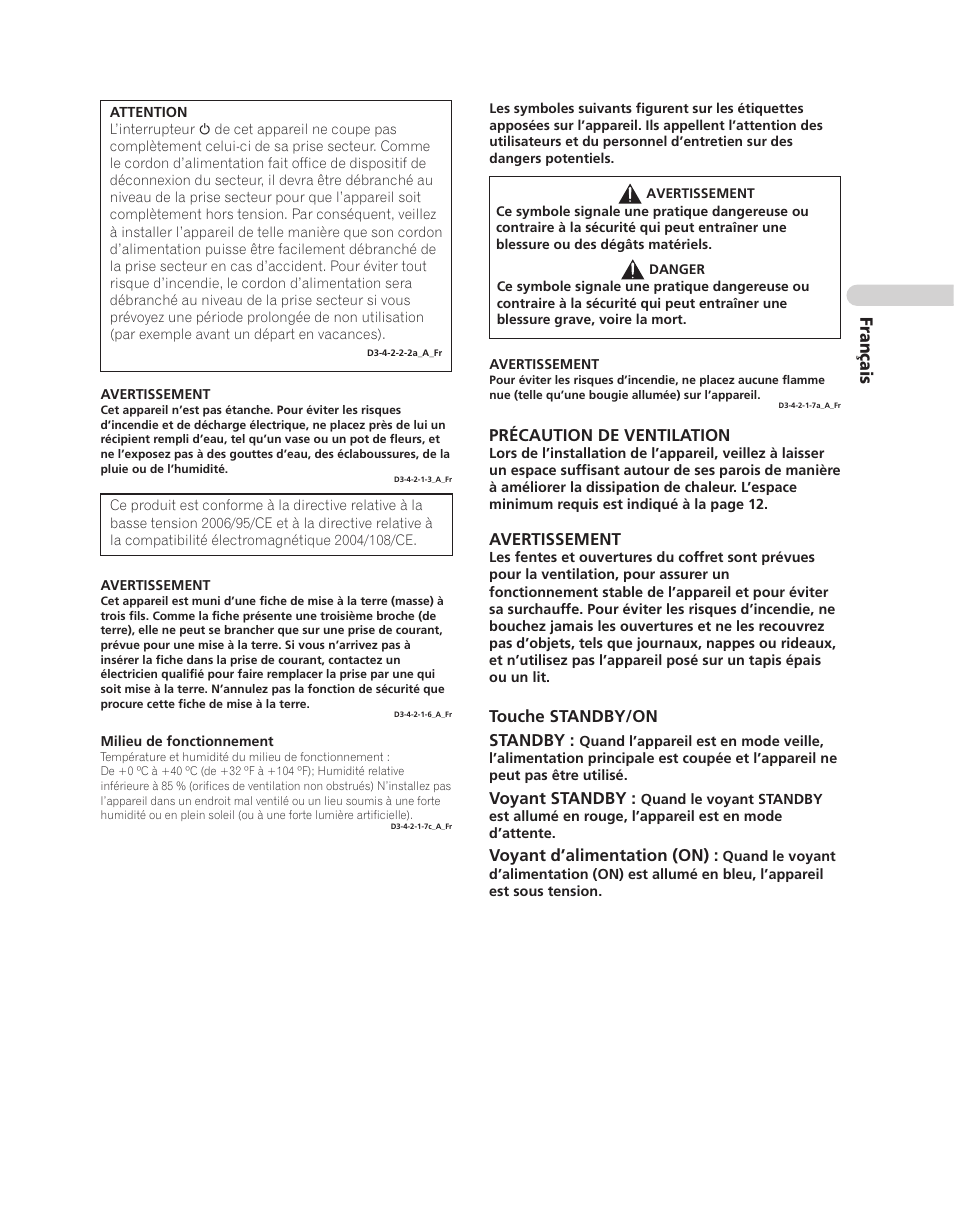 Pioneer PDA-V100HD User Manual | Page 33 / 212