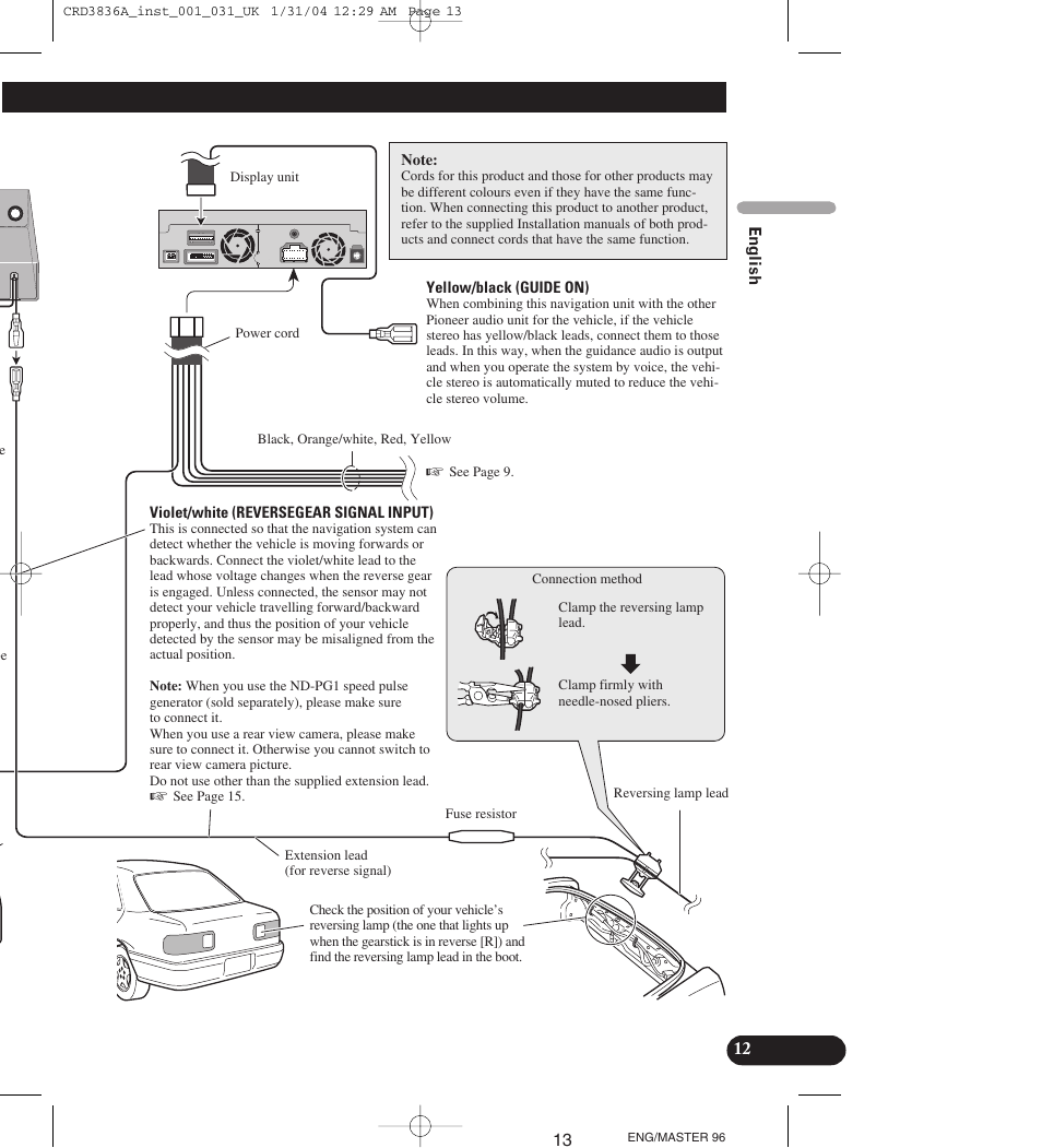Pioneer AVIC-X1 User Manual | Page 13 / 181