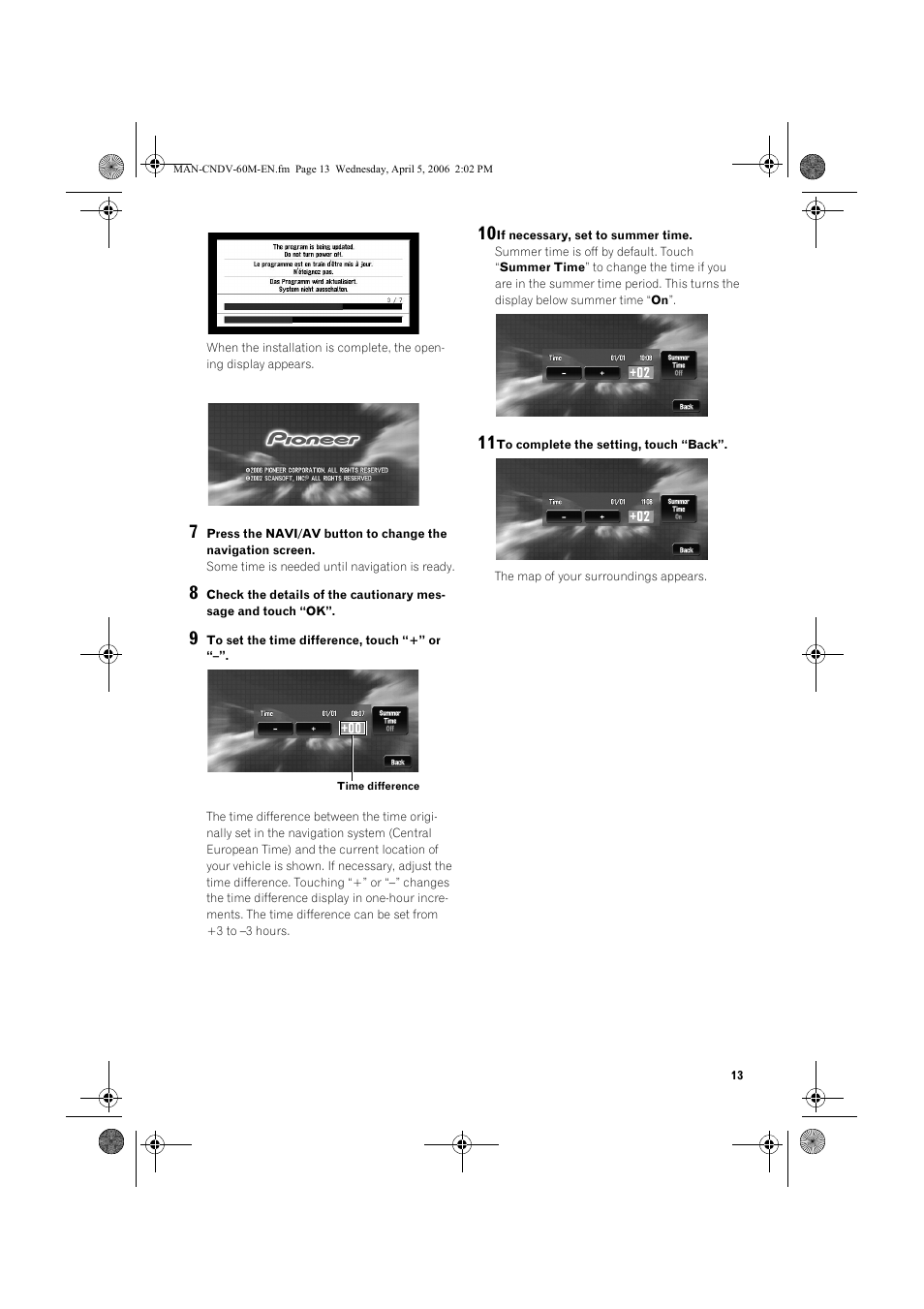 Pioneer CNDV-60M User Manual | Page 13 / 16