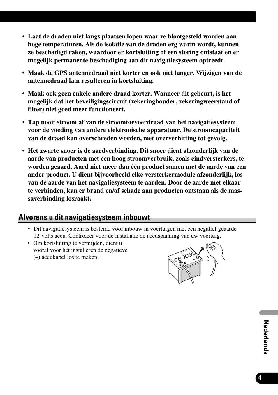 Alvorens u dit navigatiesysteem inbouwt | Pioneer AVIC-HD3 User Manual | Page 155 / 181