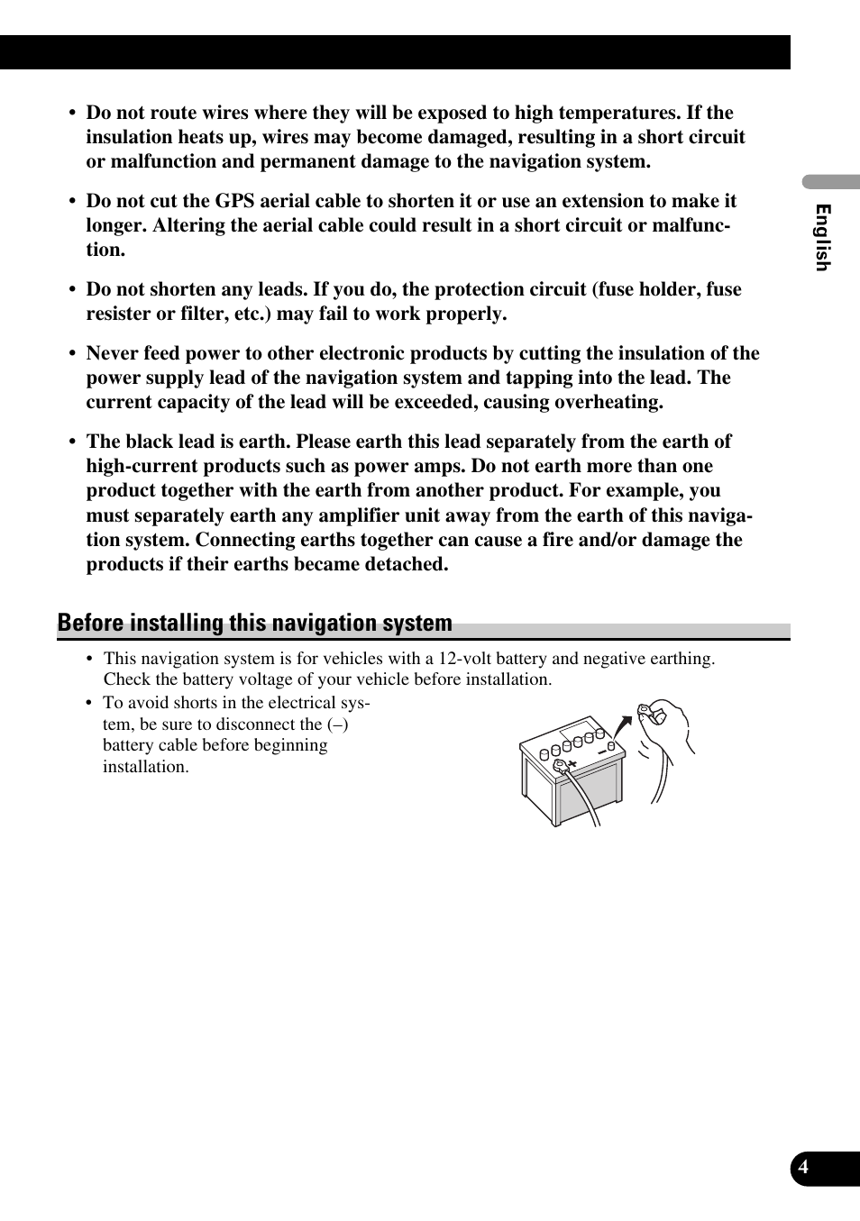 Before installing this navigation system | Pioneer AVIC-HD3 User Manual | Page 5 / 181
