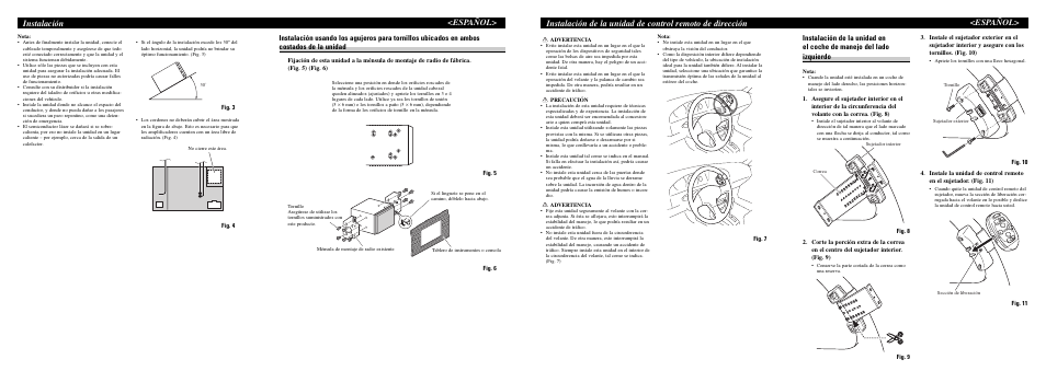 Español | Pioneer FH-P6600R User Manual | Page 6 / 6