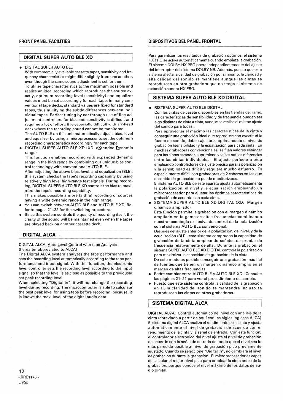 Pioneer CT-W806DR User Manual | Page 12 / 40