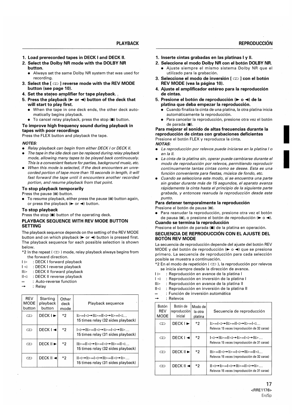 Pioneer CT-W806DR User Manual | Page 17 / 40